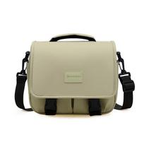 Digital Camera Shoulder Bag for Sony, Canon, Fuji – Fits 7 Mirrorless Cameras with Lens mažos žalios spalvos