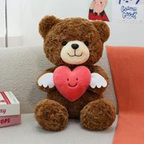 Nauja Hug Heart Hug Meškiukas Lėlė Pliušinis Žaislas Meškinas Lėlė Skudurinė Lėlė Miego Pagalvė Gimtadienio Dovana Moteriai 35cm (0.31kg)