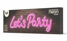 Neoninis PLEXI LED LET'S PARTY rožinis FPNE20"Forever" šviesiai