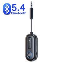 Bluetooth 5.4 siųstuvas-imtuvas 3.5mm AUX lizdas lėktuvo adapteris belaidis garso adapteris televizoriui, kompiuteriui, ausinėms, automobilio komplektas, garsiakalbis