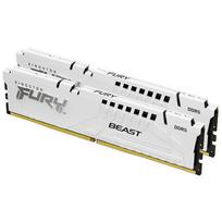 DDR5  64GB PC 5200 CL40 Kingston KIT (2x32GB) FURY Beast Whi retail | KF552C40BWK2-64 | 0740617333947