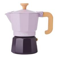 La Cafetière Venecijos Aliuminio Espresso Aparatas 3-Puodeliams - Purpurinės Spalvos Du Tonai