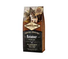Carnilove Reindeer for Adult begrūdis, šunims, 12 kg