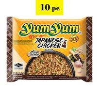 Greitai paruošiami makaronai su vištienos skoniu Japoniško stiliaus, YUM YUM, 10 x 60g