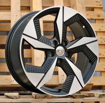 Ratlankis RACINGLINE I5637 R18x7.5 5x114.3 ET 50 CB 67.1 (Black Polished Half Matt)