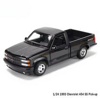 Meichi Pav. 1:24 1993 Chevrolet 454 SS Pikapas Transportavimo priemonės Imitacija Lydinio Automobilio Modelis Amatai Papuošalai Kolekcija Žaislas Berniuko Gimtadienio Dovana raudona