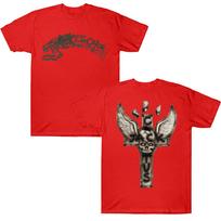 JACKBOYS 2 Albumo Viršelis Grafiti Marškinėliai Traviss Scott Cactus Jack Viršutiniai Drabužiai Laisvi Kasdieniai Medvilniniai Apvalia Kaklo Trumpomis Rankovėmis Streetwear Marškinėliai S