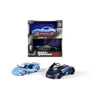 Metalinių automobilių modelių rinkinys Jada Toys Fast & Furious Twin Pack Wave 1.2 Porsche 911 GT3 RS Mclaren 720S 1:32