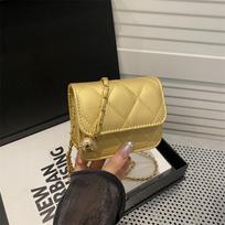 Diamond-Quilted Mini Chain Crossbody Bag – Stylish, Versatile, High-End Fashion Accessory auksas