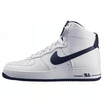 Nike Air Force 1 Premium LE Patogūs Neslystantys Patvarūs Aukštakulniai Skate Batai Unisex Sportbačiai Balti 386161-100 44.5
