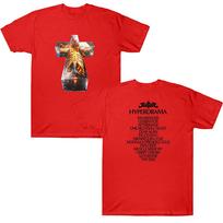Justice Band HYPERDRAMA Kryžiaus marškinėliai Unisex Retro Medvilniniai Marškinėliai Heavy Metal Dydeli Gatvės apranga Vasaros Kvėpuojantys Laisvalaikio Marškinėliai S