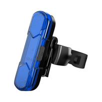 Bicycle Light Bicycle Accessories Waterproof LED Bike Light USB Rechargeable Bicycle Tail Safety Warning Light mėlyna