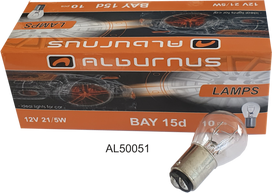 Lemputė S25 BAY15D 12V 21/5W Balta