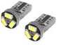 Lemputė W5W 3SMD CANBUS Balta