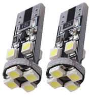 Lemputė T10 8LED SMD CANBUS Balta 12V W5W