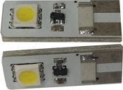 Lemputė T10 2SMD LED Balta 12V