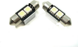 Lemputė C5W T11 LED 2SMD 36MM CANBUS 12V (2vnt)