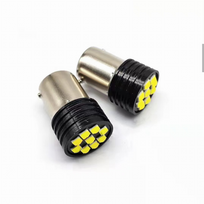 Lemputė S25 LED 9SMD BA15S 12V Balta