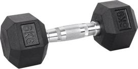 Šešiakampis hantelis INSPORTLINE Hexsteel 6 kg