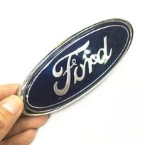 Ford Ovalo Grotelių Ženklelis Automobilio Emblema Lipdukas Su ABS Medžiaga Priekinis Galinis Ženklas