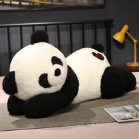 Didelės meilės panda pagalvė pliušinis žaislas lėlė meilė juoda ir balta panda lėlė mergaitės lėlė 80cm（1kg）