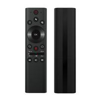 2.4G Bluetooth 5.0 Belaidis balsu valdomas nuotolinio valdymo pultas IR mokymasis Oro pelė 6 ašių giroskopinis valdiklis kompiuteriui, Android TV priedėliui