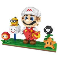 2025 Skraidantys Super Broliai Mario Blokas Mikro Konstruktorius Animacinių Filmų Anime Figūrėlės Lėlė Kolekcinis Modelis „Pasidaryk pats“ Kaladėlės Žaislai Vaikui