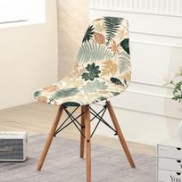 Naujos spalvos elastingas Eames kriauklės kėdės užvalkalas Šiaurietiškas paprastas kėdės užvalkalas Restorano posėdžių salės specialios formos kėdės užvalkalas Dangtis Printed shell chair