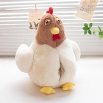 Cute big cock hand warmer pillow plush toy doll hen doll children soothing doll 45*40cm（0.32kg）