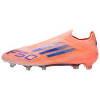 adidas F50 Elite be raištelių, oranžinės/skaidriai mėlynos/debesų baltos spalvos, unisex futbolo bateliai JH7626 44