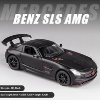 1:32 Mercedes Benz SLS AMG Super Sportinio Automobilio Aliuminio Liejinio Modelis Su Garsu Ir Šviesa Vaikų Žaislas Papuošalai Berniuko Dovana Kolekcija Pomėgis raudona