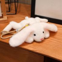 Mielas mažas gyvūnėlis panda haskis lėlė pliušinis žaislas dramblys zuikis lėlė mergaitė skudurinė lėlė 18cm（0.1kg）