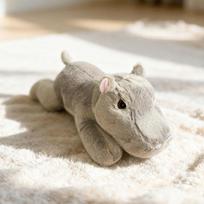 Cute lying animal crocodile fox doll plush toy hippo doll children's company soothing doll 15cm