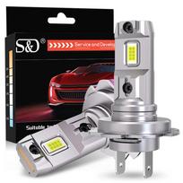 2 vnt. 25000LM H7 LED priekinių žibintų rinkinys Mini lemputės 40W 16 branduolių CSP automobilių priekiniams žibintams Auto rūko žibintai Canbus H7 LED be ventiliatoriaus Automobilio lemputė 12V 6500K H7