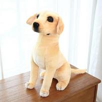 Mielas auksinio retriverio lėlės pliušinis žaislas šuniuko lėlė vaikams raminanti skudurėlio lėlė namų svetainės puošmena 60Cm sitting (0.4kg)