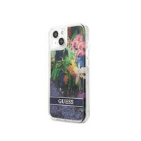 Viedtālruņa aizmugurējais vāciņš Apple iPhone 13 Mini Liquid Glitter Bakr Blue, With Design