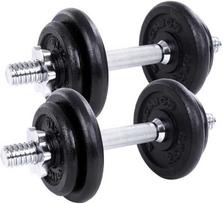 Hanteliai SONGMICS 20 kg juodos spalvos