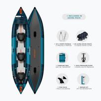 Trivietė pripučiama baidarė ABSTRACT Azura 415 cm
