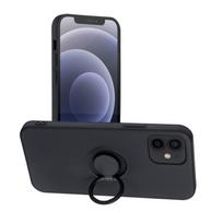 Viedtālruņa aizmugurējais vāciņš Apple iPhone 12 Pro Silicone Ring Black