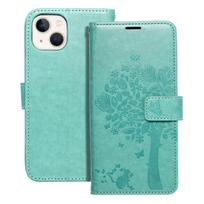 Viedtālruņa atveramais maciņš Apple iPhone 13 Mezzo Book Tree Green