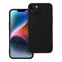 Viedtālruņa aizmugurējais vāciņš Apple iPhone 14 Plus Silicone Mag Black