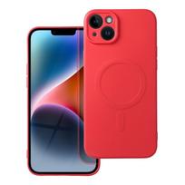 Viedtālruņa aizmugurējais vāciņš Apple iPhone 14 Plus Silicone Mag Red