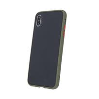 Viedtālruņa aizmugurējais vāciņš Samsung Galaxy A21S Colored Buttons Green, Transparent