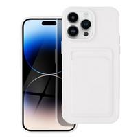 Viedtālruņa aizmugurējais vāciņš Apple iPhone 14 Pro Max CARD Case White