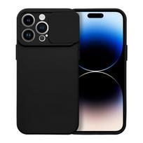 Viedtālruņa aizmugurējais vāciņš Apple iPhone 14 Pro Max Camshield Slide Black
