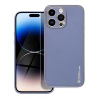 Viedtālruņa aizmugurējais vāciņš Apple iPhone 14 Pro Max Leather Blue