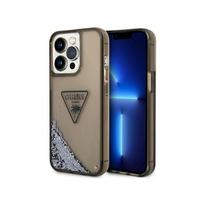 Viedtālruņa aizmugurējais vāciņš Apple iPhone 14 Pro Liquid Glitter Bakr Black