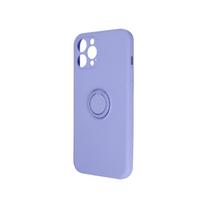 Viedtālruņa aizmugurējais vāciņš Samsung Galaxy A12 Finger Grip Purple