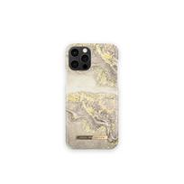 Viedtālruņa aizmugurējais vāciņš Apple iPhone 13 Pro Max Sparkle Greige Marble Beige, Gold, With Design