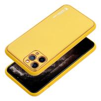 Viedtālruņa aizmugurējais vāciņš Apple iPhone 15 Pro Leather Yellow